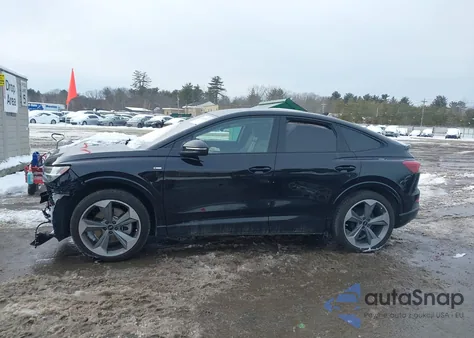 2024 Audi Q4 Sportback E-Tron Prestige 55 Quattro из США, поврежденный, VIN WA14UBFZ3RP074793